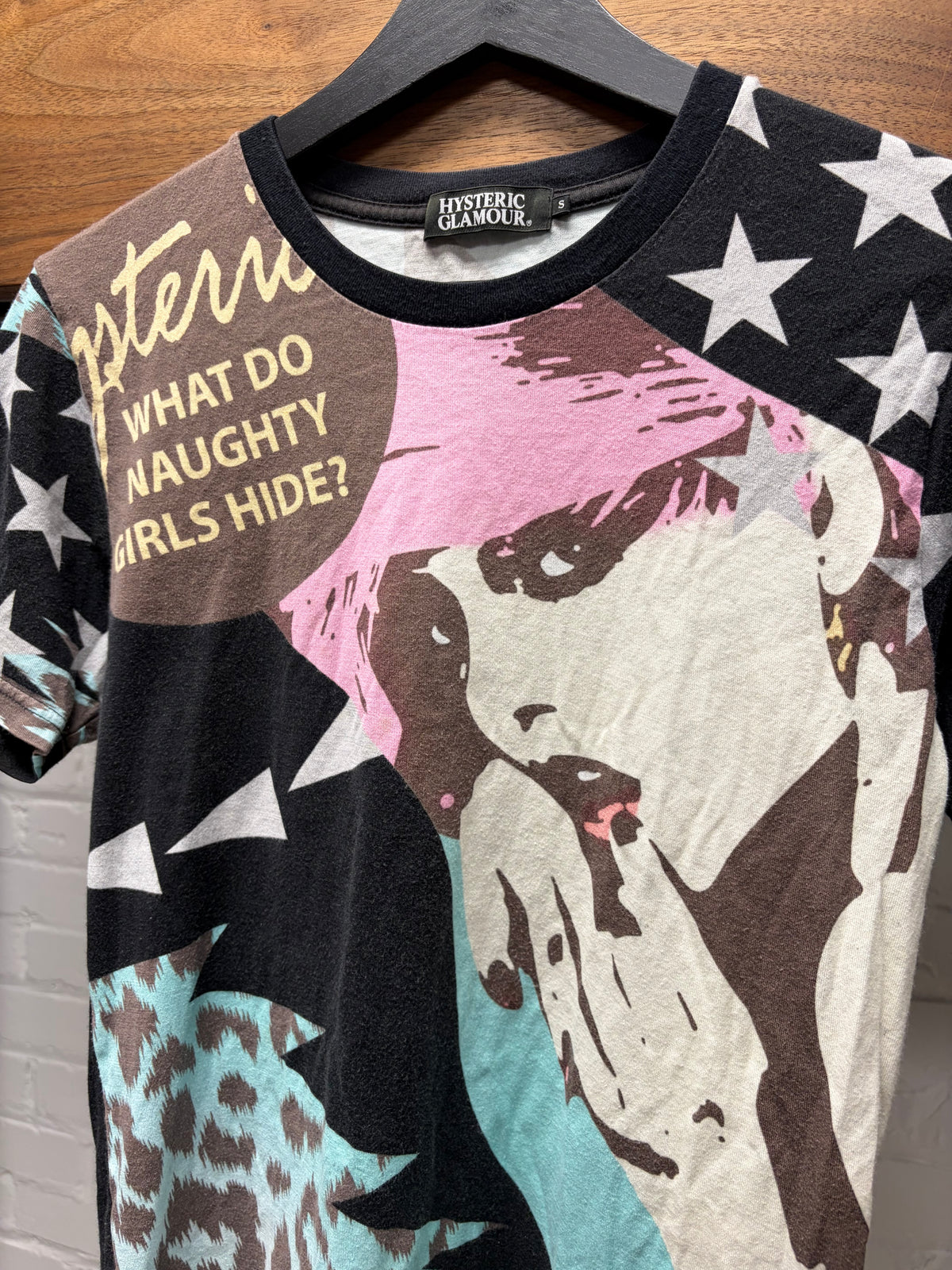 Hysteric Glamour ‘What Do Naughty Girls Hide’ Full Print T-Shirt