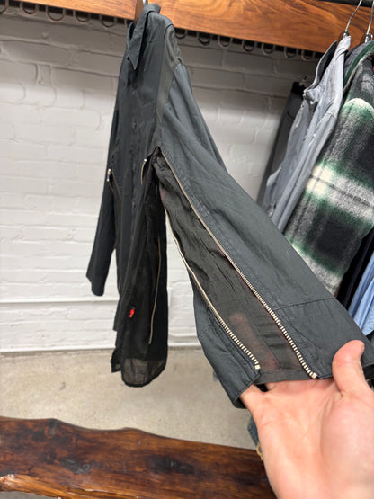 Vintage Jean Paul Gaultier Zipper Accented Button Down Shirt