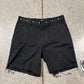 SS2016 Saint Laurent Studded Raw Hem Cutoff Shorts