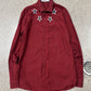 2010s Givenchy ‘Stars’ Red/Black Plaid Button Down Shirt