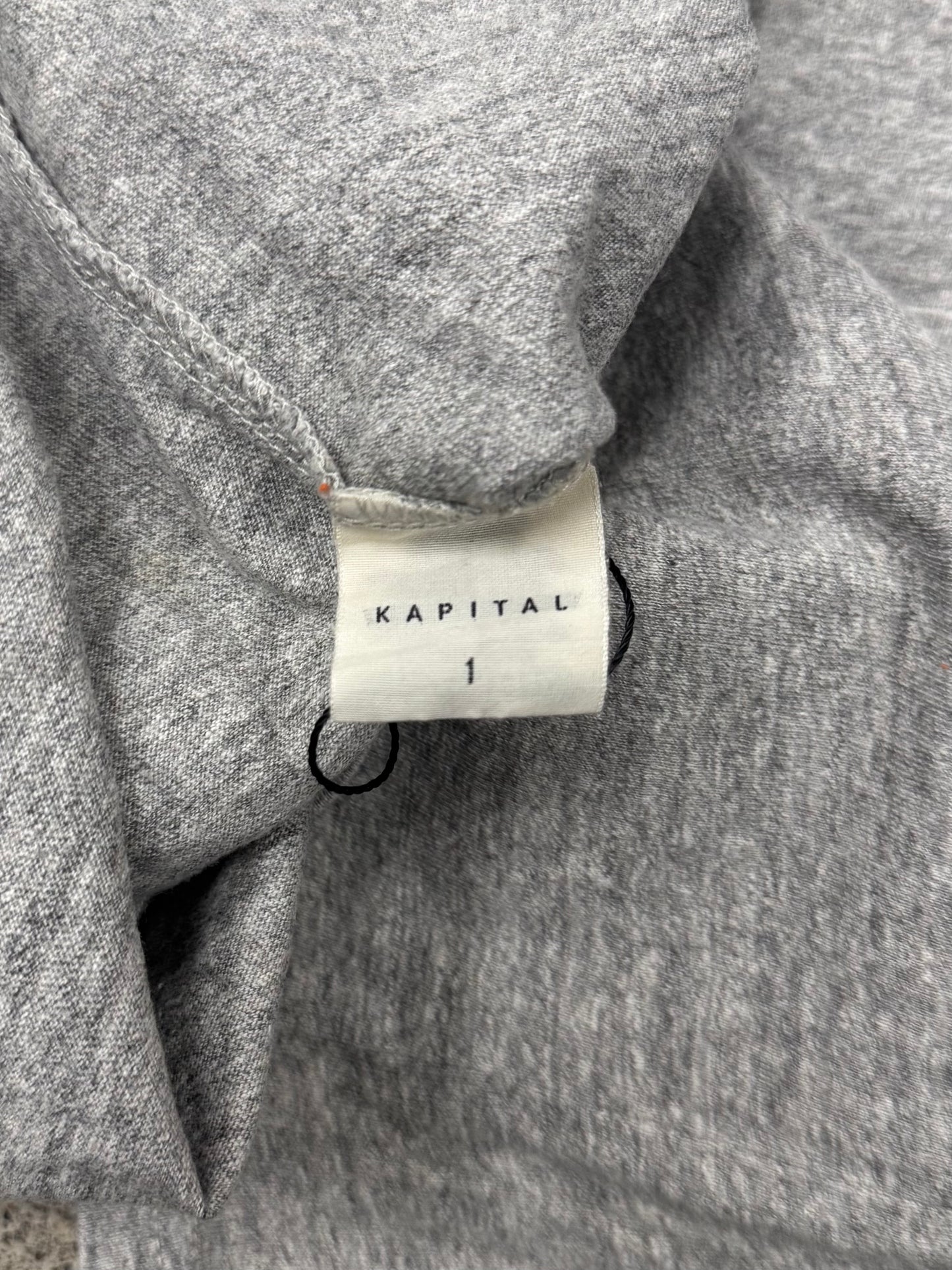 Kapital ‘T-Shirts’ Heather Grey Graphic Tee