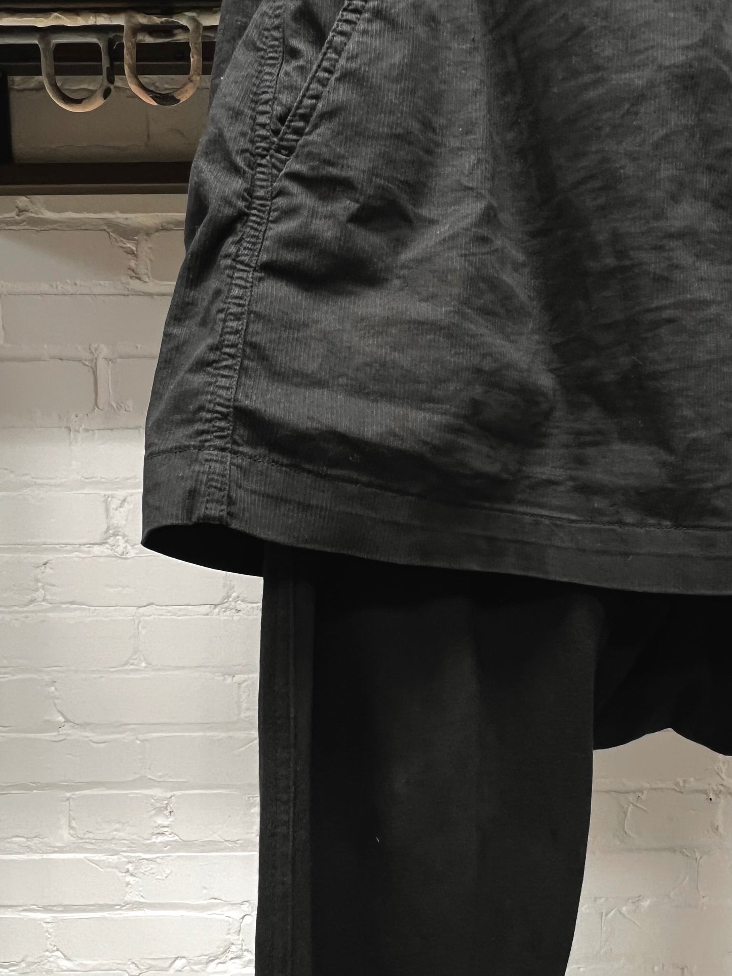 SS2016 Rick Owens Skirted Black ‘Berlin’ Drawstring Sweatpants