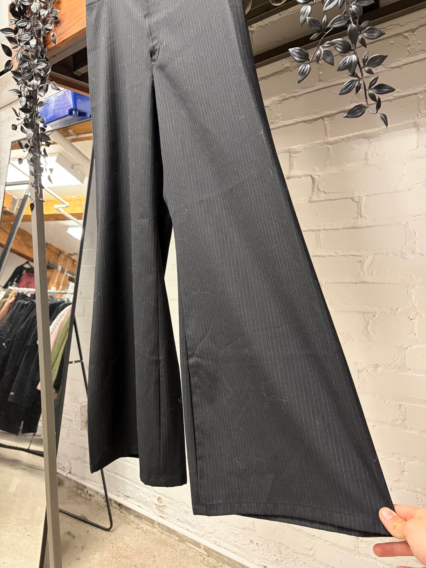 Vintage Yohji Yamamoto ‘Y’s’ Flared Cut Pinstripe Trousers