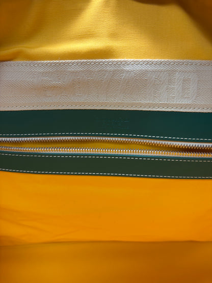 Goyard ‘Boeing 55’ Green Canvas Monogram Weekender Duffle Bag