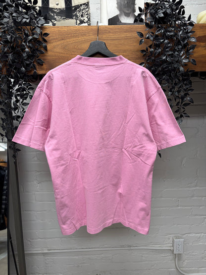 SS2024 Balenciaga ‘DIY Metal Logo’ Pink Oversized Graphic T-Shirt