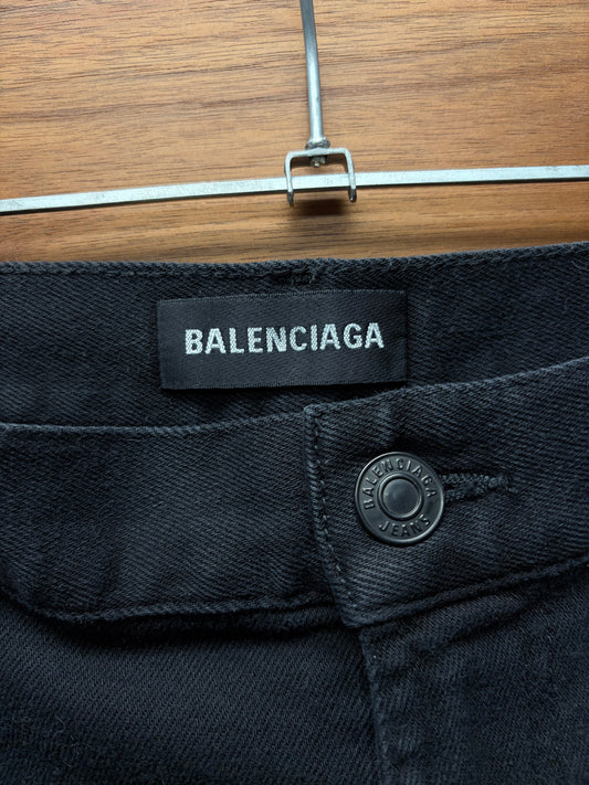 2021 Balenciaga Black Skinny Jeans