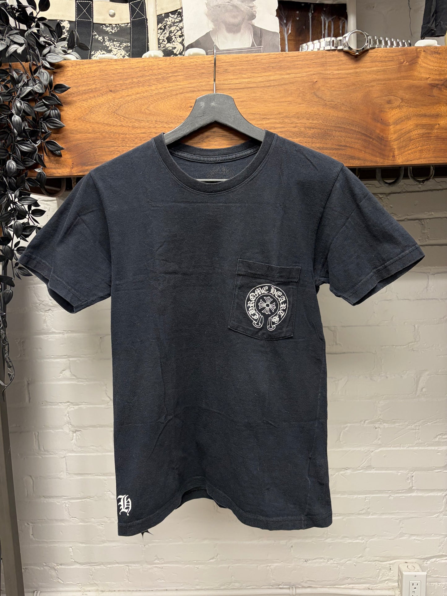 Chrome Hearts ‘RS3’ Monogram Black Horseshoe Logo T-Shirt