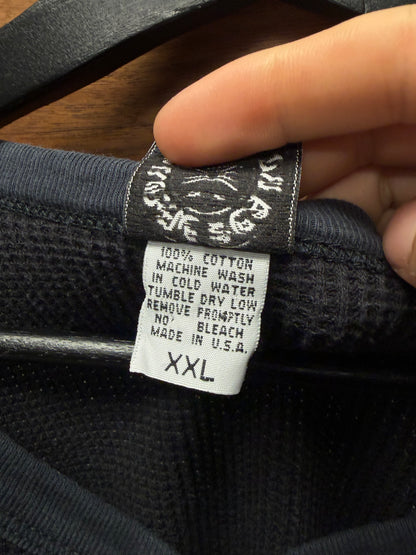 Vintage 90s Chrome Hearts ‘Dagger/Fuck You’ Thermal Long Sleeve Shirt