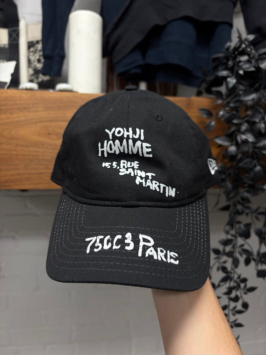 Yohji Yamamoto Pour Homme x New Era Painter Logo Strap-Back Hat