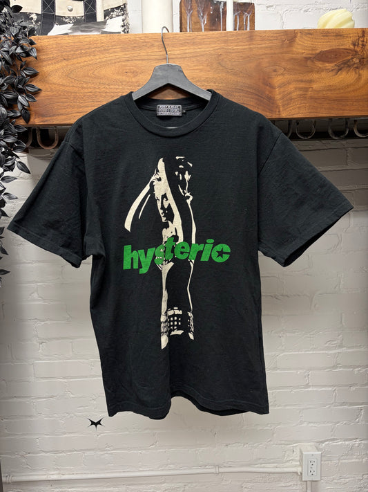 Hysteric Glamour ‘Showgirl’ Black/Green Graphic T-Shirt