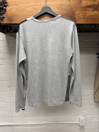 2008 Comme Des Garçons Homme ‘Patchwork’ Panelled Cotton Geometric Long Sleeve Shirt