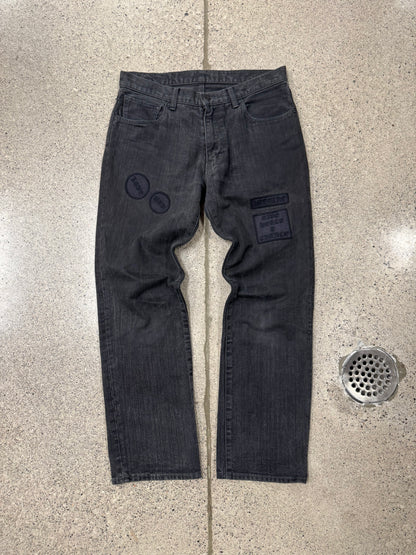 AW2004 Number (N)ine ‘Give Peace a Chance’ Patchwork Denim