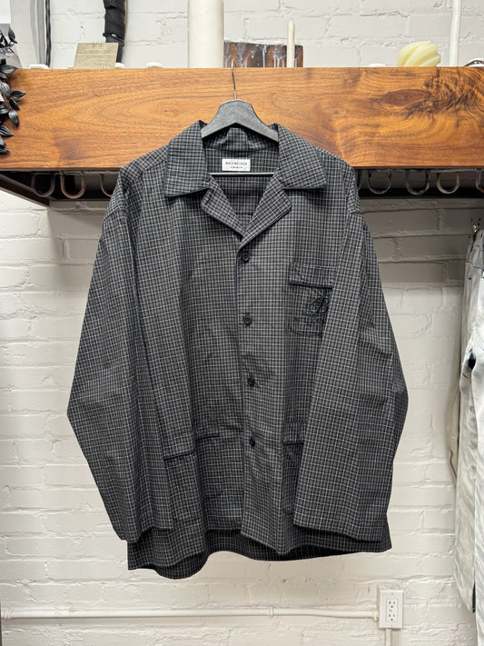 2020 Balenciaga ‘Hotels & Resorts’ Pyjama Shirt