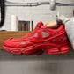 Raf Simons ‘Ozweegos V2’ Red Low Top Sneakers