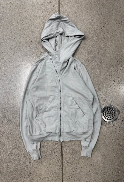 AW2016 Rick Owens ‘Dinge’ Grey Mountain Zip Hoodie