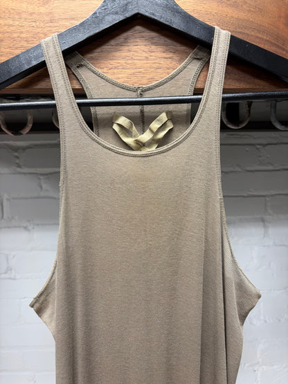 Early 2000s Rick Owens O&M Era Dust ‘Dickflap’ Tank Top