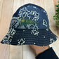 Kapital Paisley Print Bandanna Bucket Hat