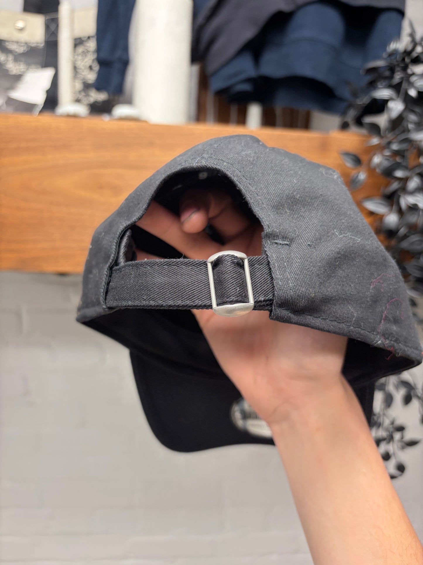 Yohji Yamamoto Pour Homme x New Era Painter Logo Strap-Back Hat