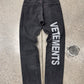 AW2018 Vetements x Levi’s 501 ‘Script’ Logo Denim