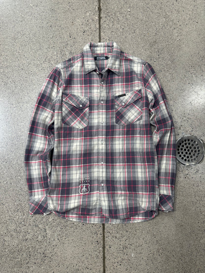 Hysteric Glamour Plaid Button Snap Flannel