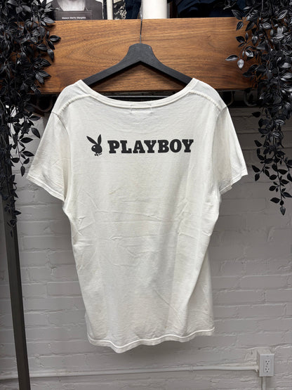 Hysteric Glamour ‘Playboy Beauty Contest’ White Graphic T-Shirt