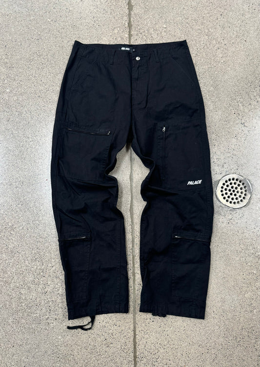 Palace Double Knee Carpenter Black Cargo Pants