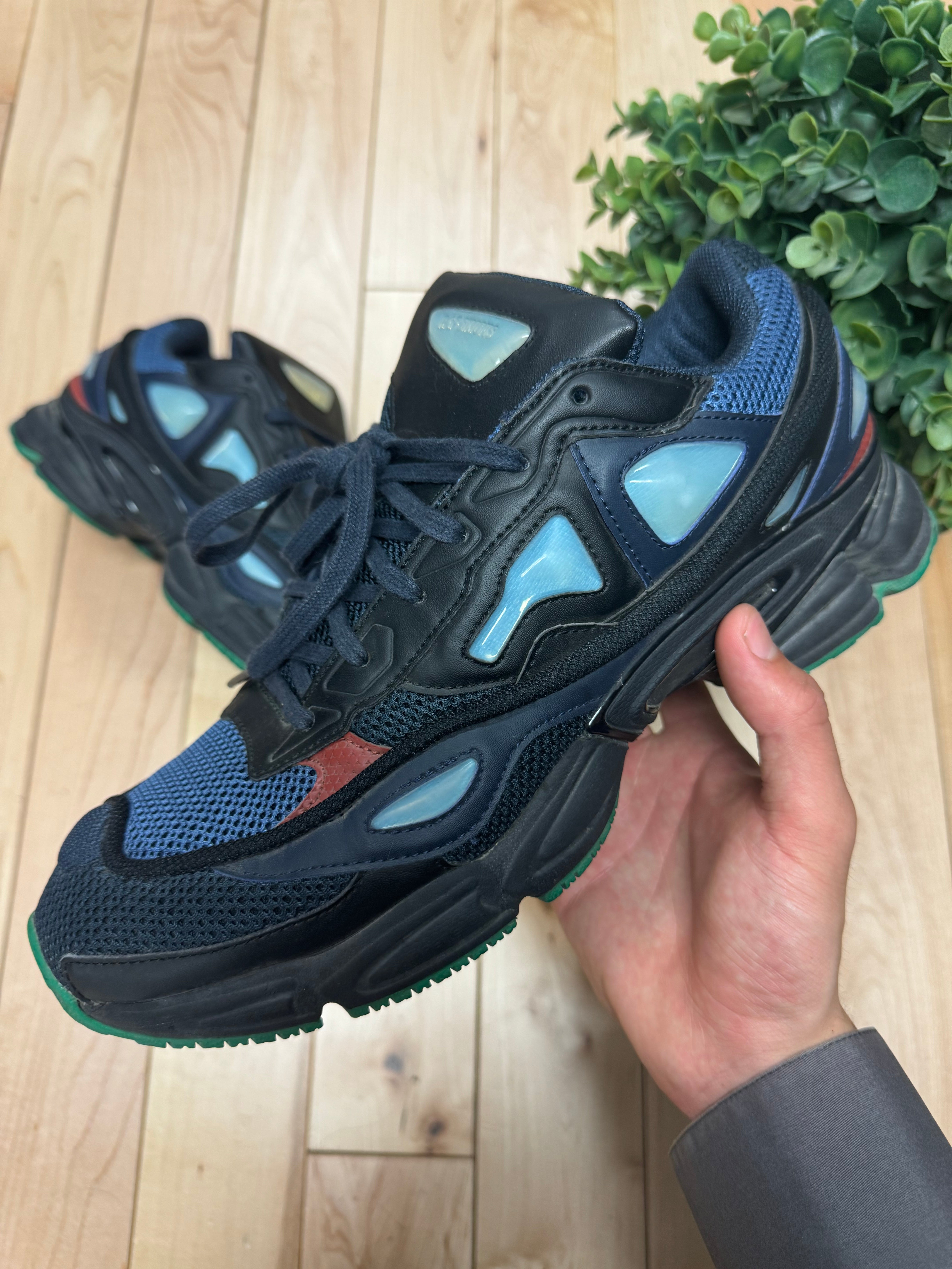 Raf Simons Ozweegos V2 Night Marine Low Top Sneakers Alex Maxamenko