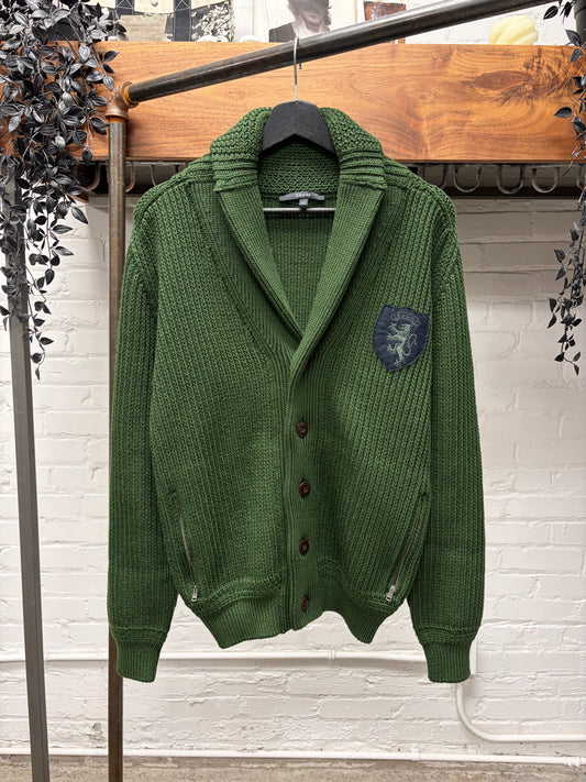Gucci by Frida Giannini ‘Royal Crest’ Chenille Patch Wool Cardigan