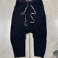 2000s Rick Owens ‘Lillies’ Drop Crotch Cotton ‘Pod’ Shorts