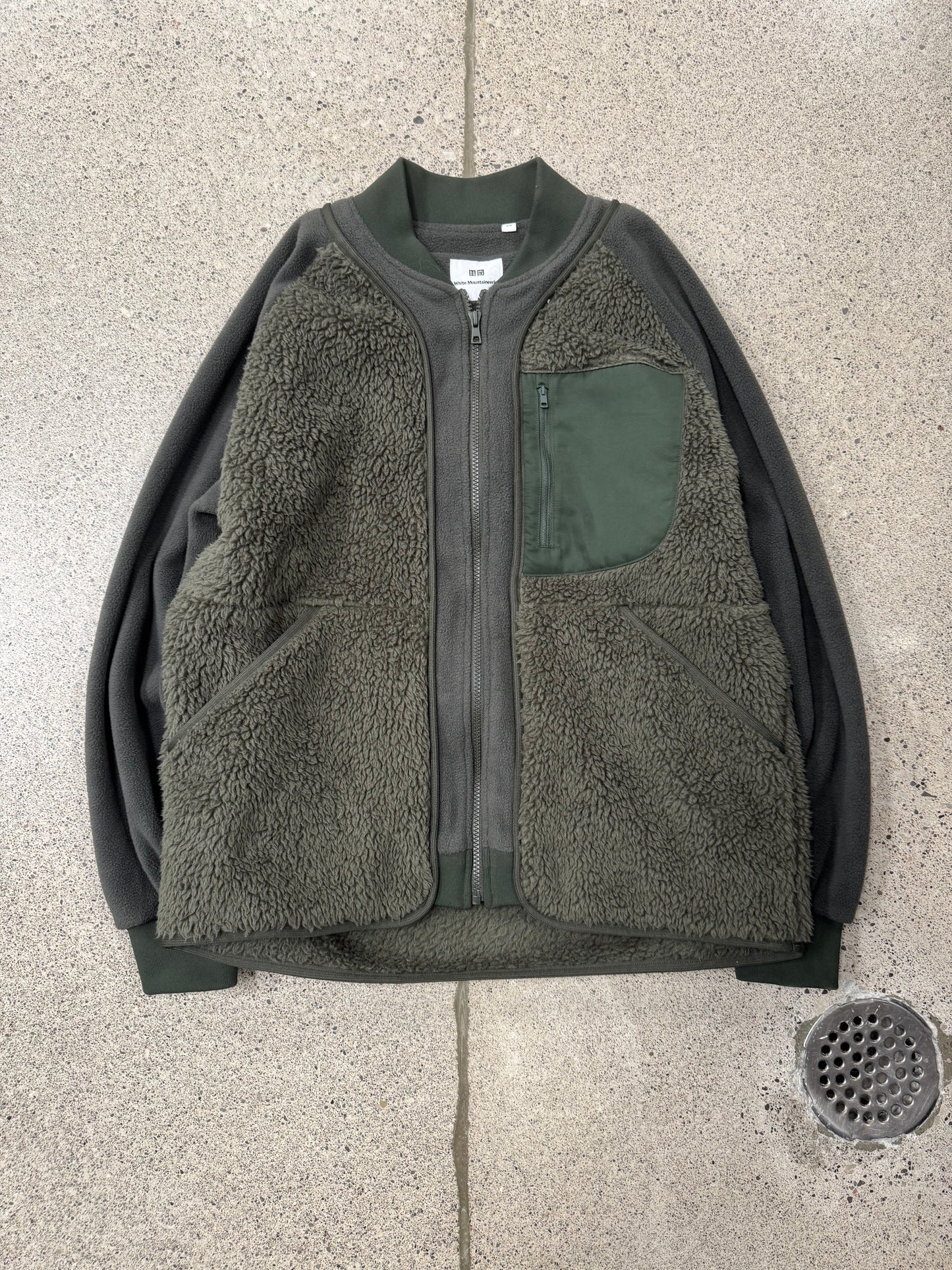 White Mountaineering x Uniqlo Fleece Bomber Jacket