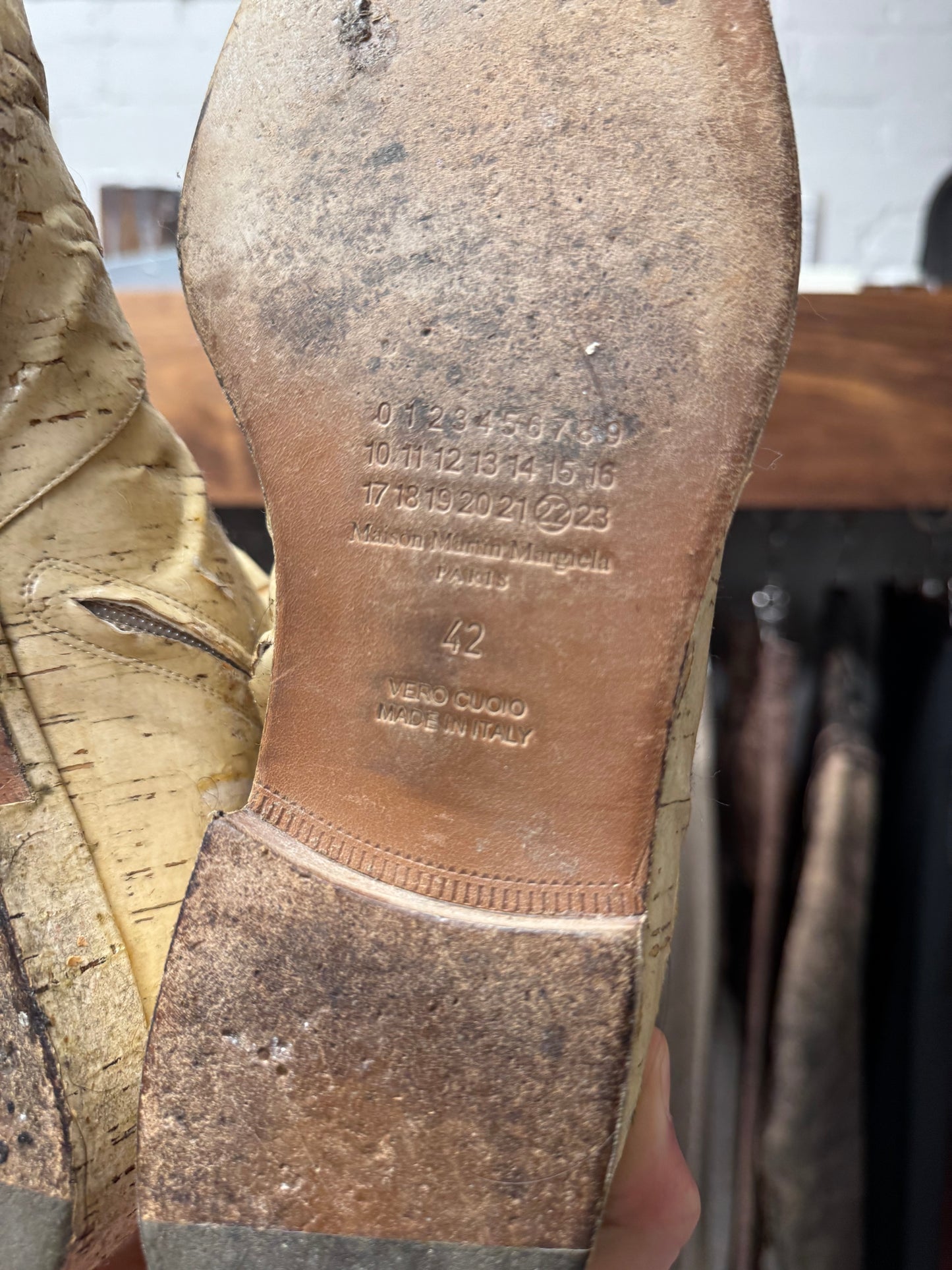 SS2013 Maison Margiela ‘Vinyl Cork’ Side-Zip Boots