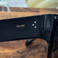 Celine Boxy ‘Blackout’ Square Shape Shield Sunglassses