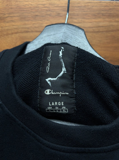 Rick Owens x Champion Embroidered Logo Sweatshirt