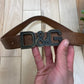 2000s Dolce & Gabbana ‘D&G’ Rustic Logo Belt