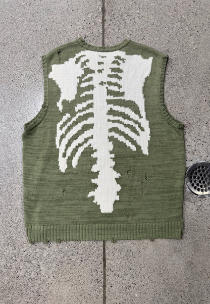Kapital 5G Bone Knit Sweater Vest