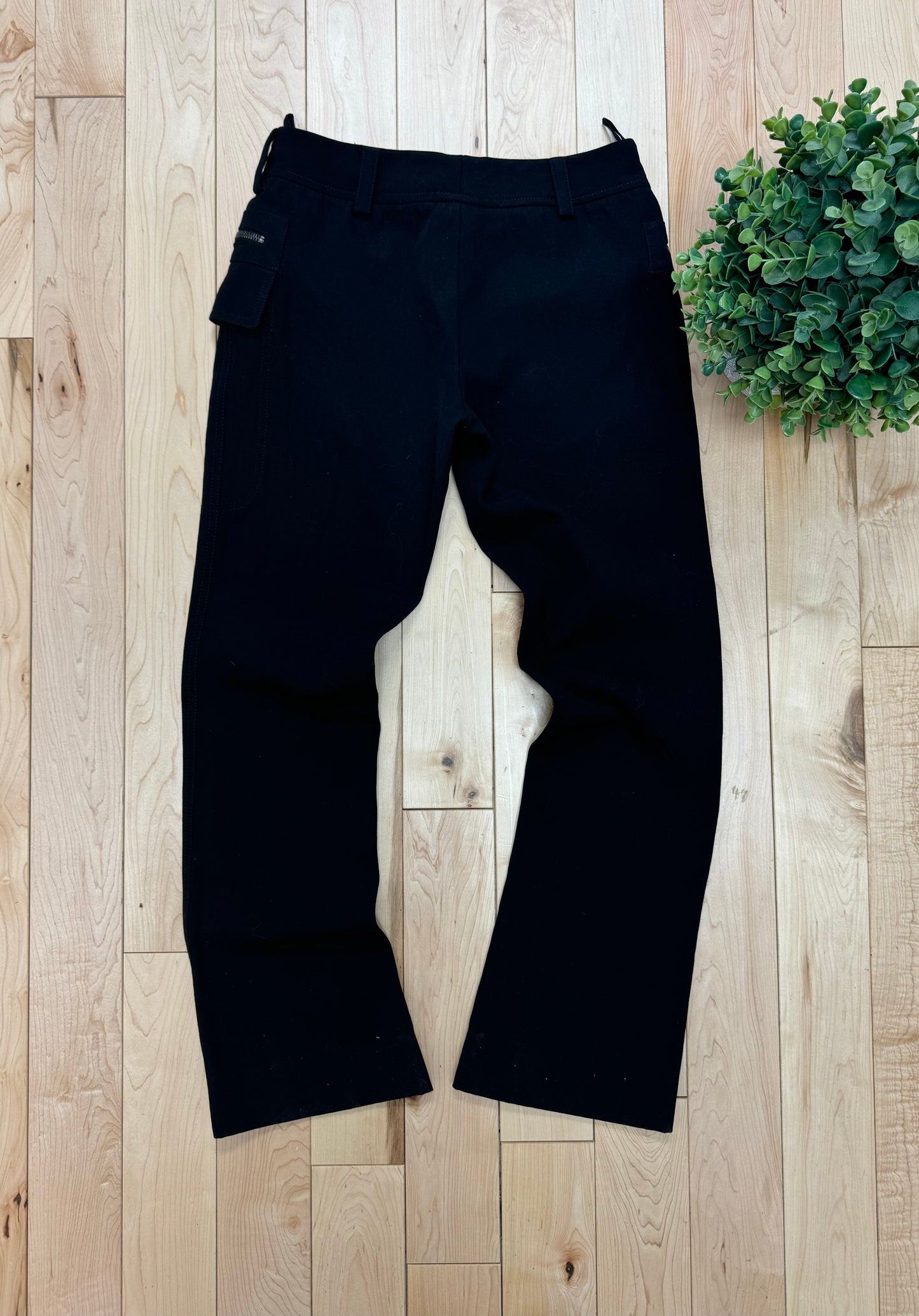 Prada Mainline Tactical Black Cargo Pants