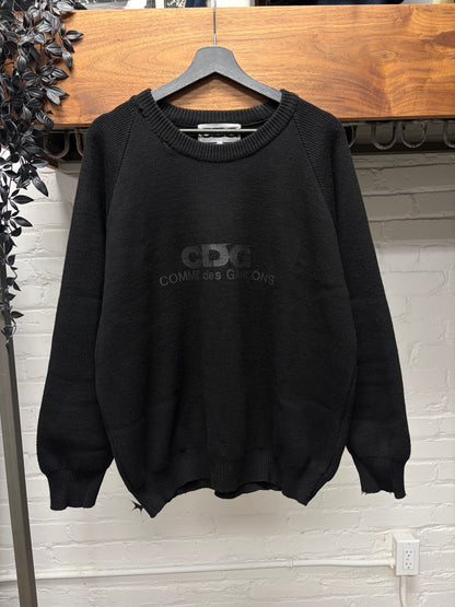 2022 Comme Des Garçons x Lochaven of Scotland Made in England Knit Logo Sweater