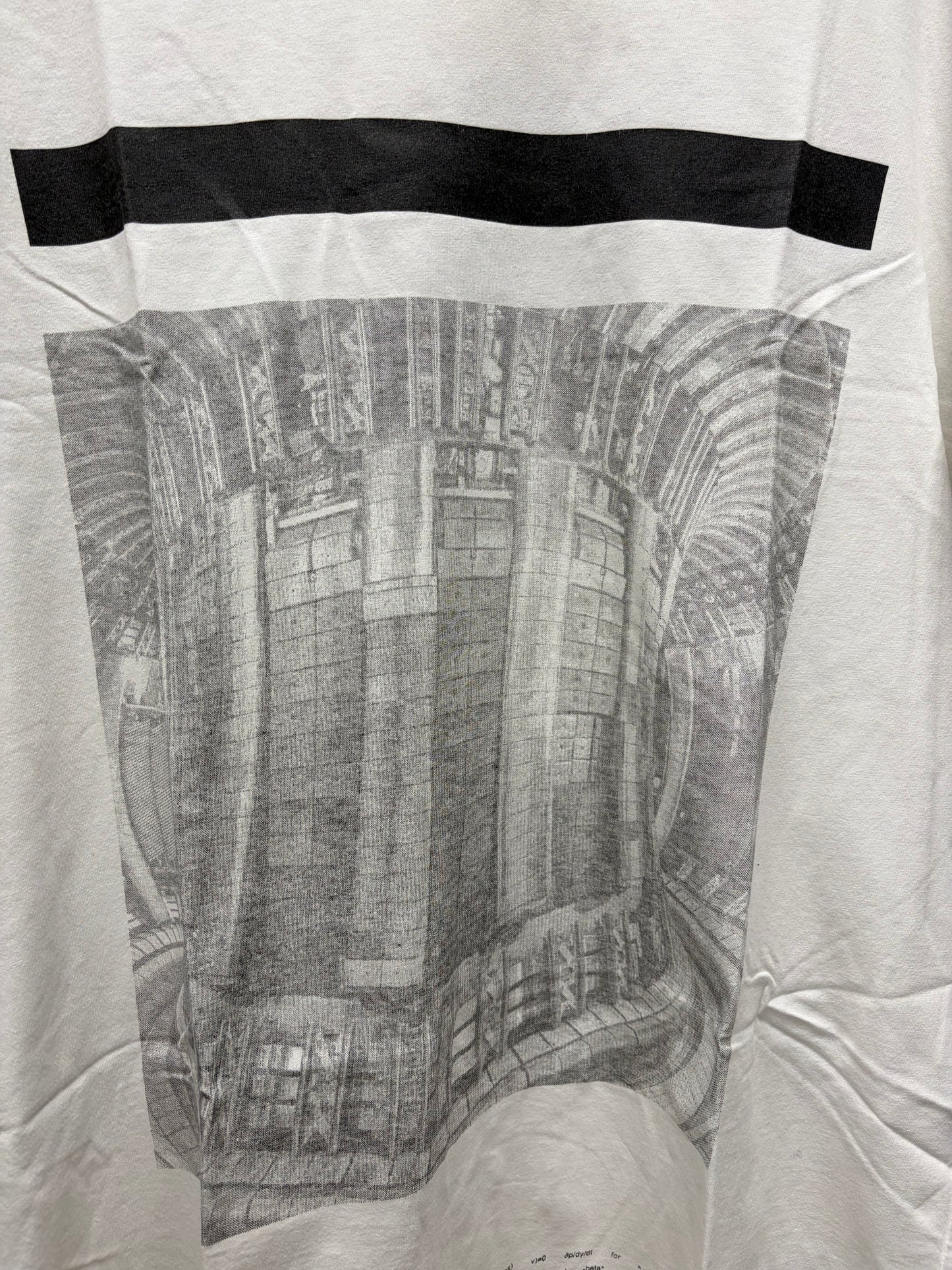AW2016 Julius ‘Sub 016’ White Code Graphic T-Shirt