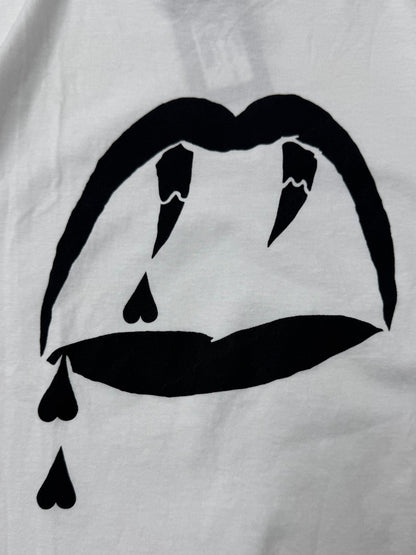 SS2015 Saint Laurent ‘Bloodluster’ Fangs Graphic T-Shirt