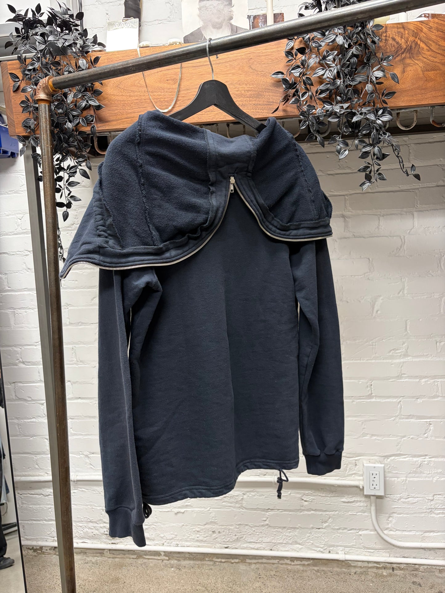 AW2006 Raf Simons ‘Alien Zip’ Split Hood Pullover Hoodie