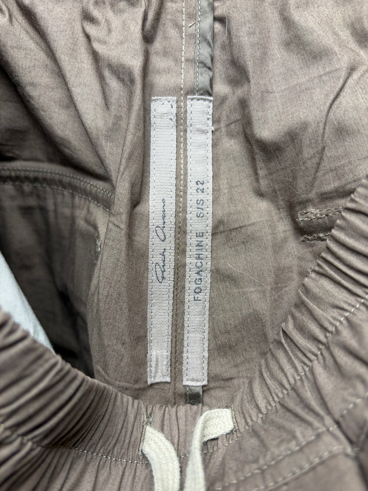 SS2022 Rick Owens ‘Fogachine’ Dust Drawstring Lounge Pants
