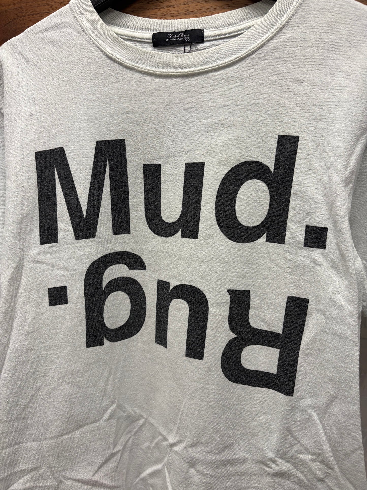 Undercover ‘Mud Rug’ White Short Sleeve Cotton T-Shirt