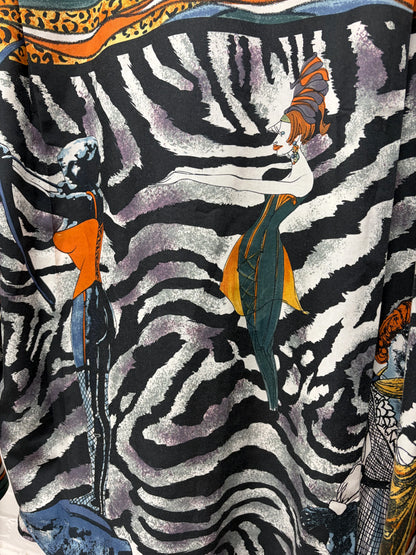 Vintage Jean Paul Gaultier ‘Mixed Art Collage’ Button Up Shirt