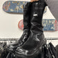 AW1999 Prada Runway Leather Toggle High Top Boots
