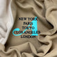 Awake NYC Two Tone Brown Chest Logo Sweatshirt