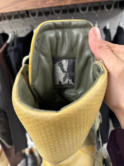 SS2019 Rick Owens ‘Babel’ Tractor Sole Translucent Hiking Boots