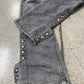 SS2007 Number (N)ine ‘Button Snap’ Grey Darted Flare Denim