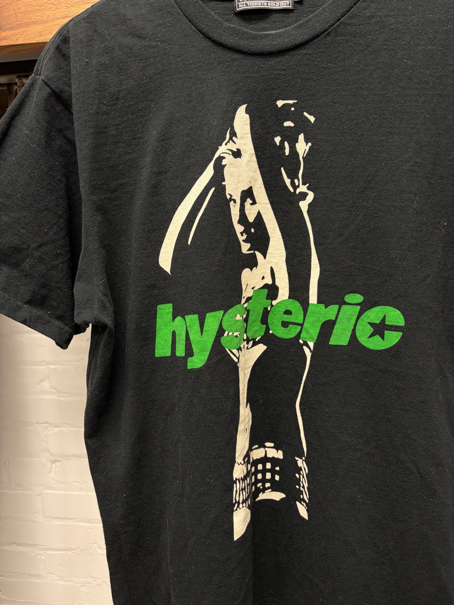 Hysteric Glamour ‘Showgirl’ Black/Green Graphic T-Shirt