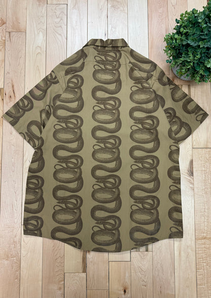 2000s Hysteric Glamour ‘Snake Print’ Button Down Shirt