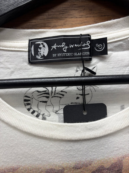 Hysteric Glamour x Andy Warhol ‘Portrait’ White Graphic T-Shirt